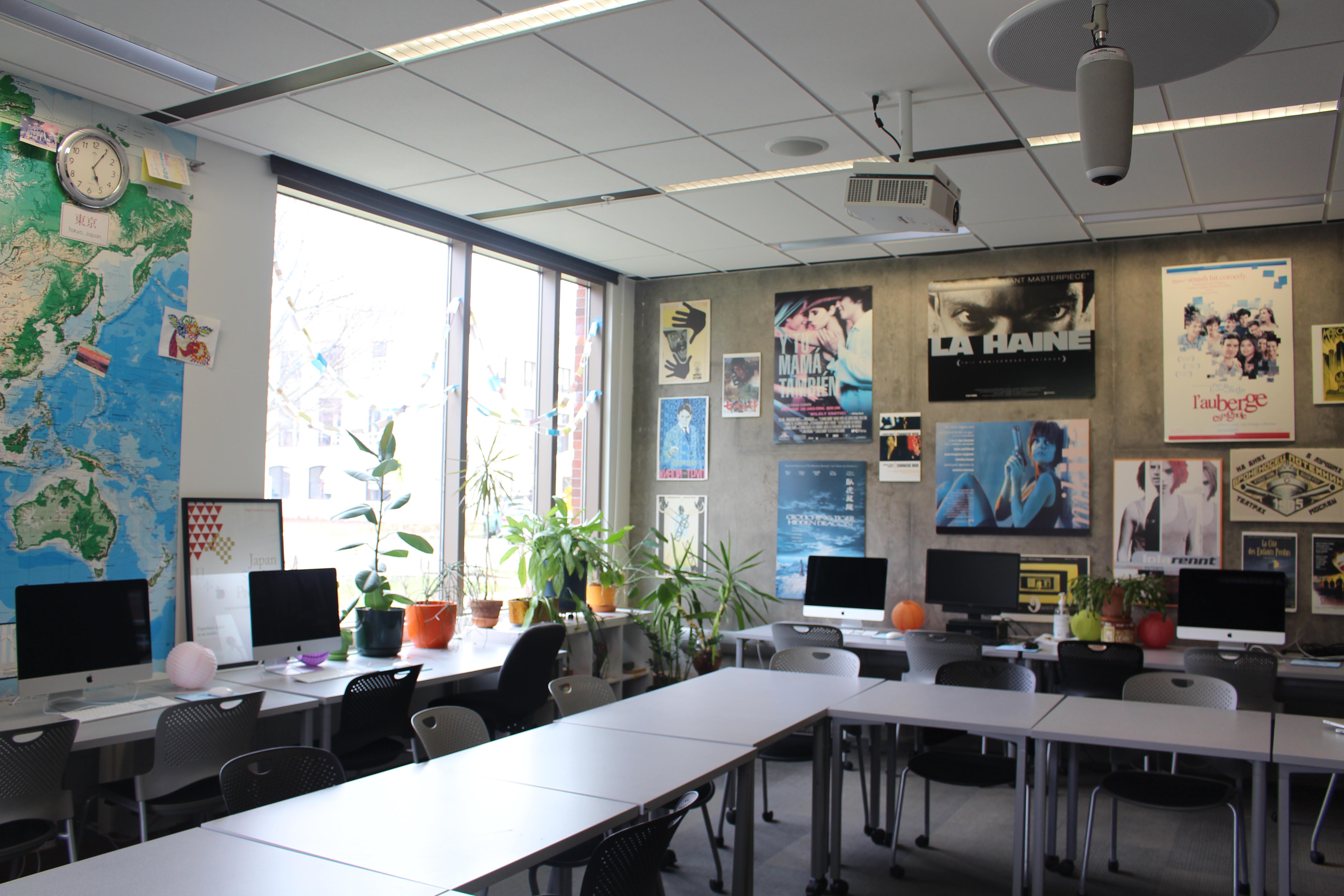 Photo of the digital learning studio